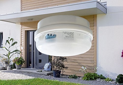 HF Sensor, Ceiling Microwave Motion Sensor Light Switch for Indoor and Outdoor, Automatic Turn on/Off, 360°, 20m Detection Range