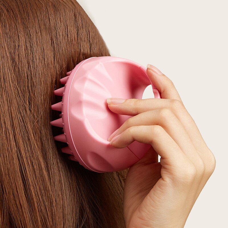 Brosse de lavage des cheveux en Silicone, peigne à main, masseur pour le cuir chevelu, bain, douche, nettoyage des cheveux