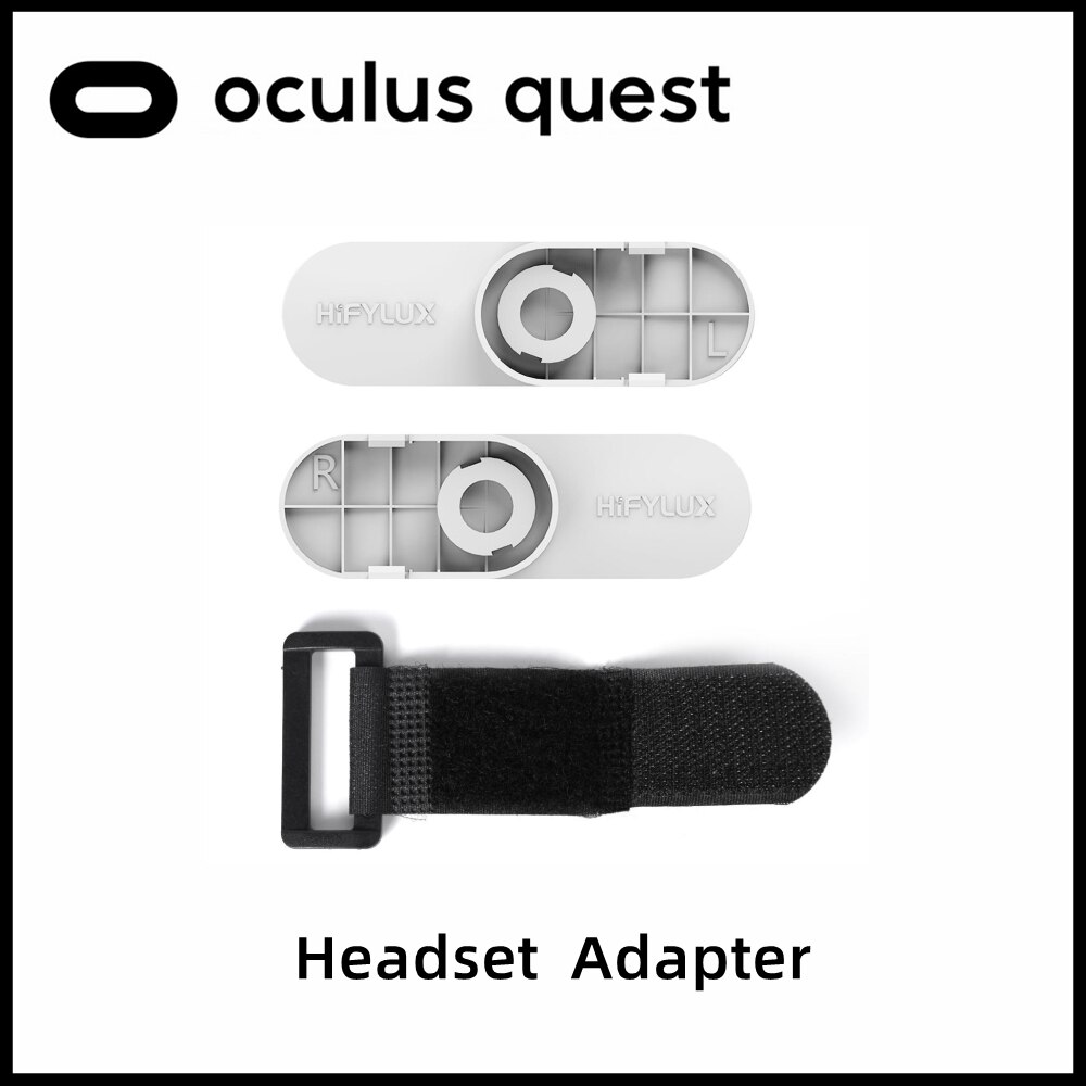 Oculus Quest 2 – Film de protection, 4 pièces, résistant à la sueur, à la poussière, aux rayures, haute définition, accessoires pour lunettes VR: Headset Adapter