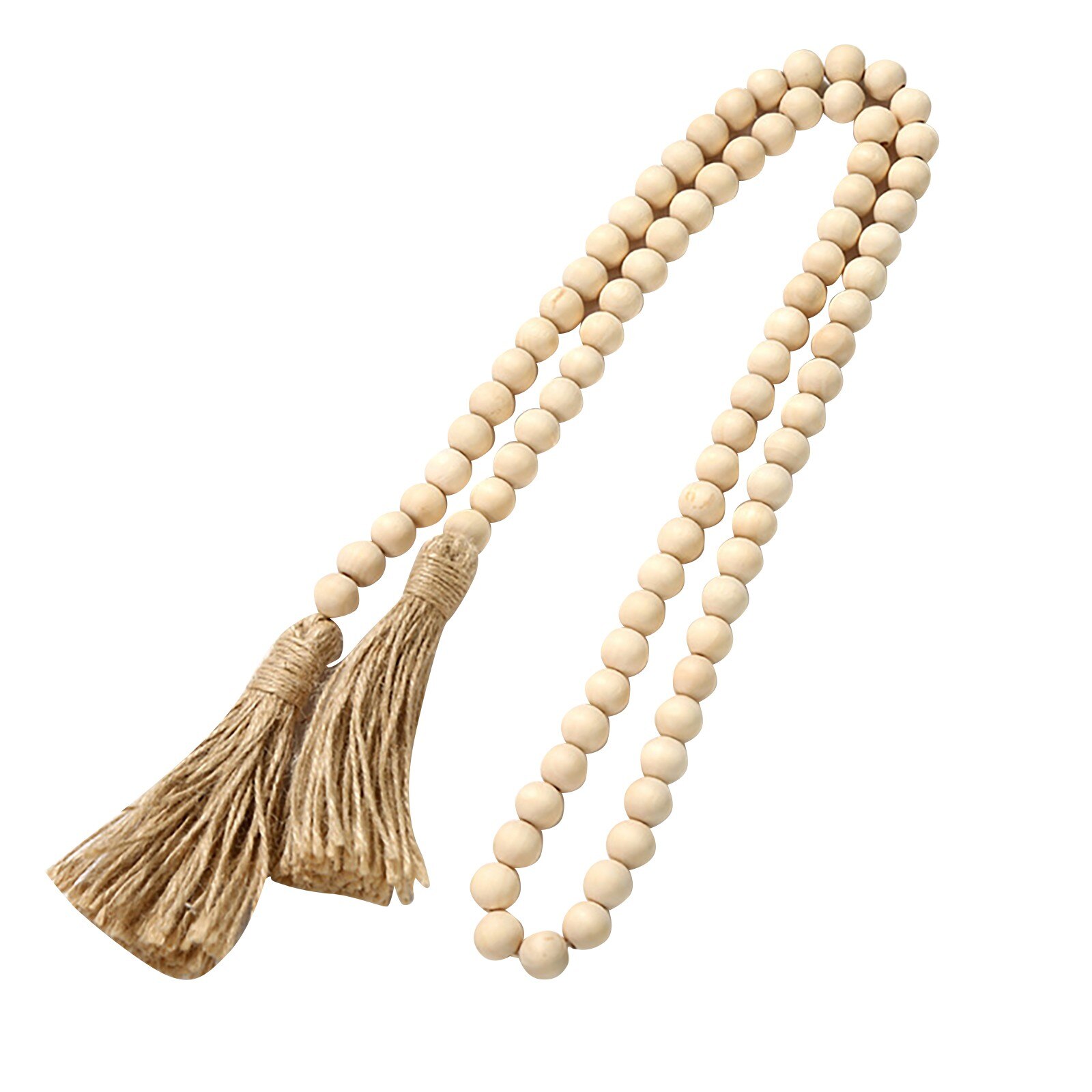Bohemian Style Tassel Natural Wood Bead Garland Large Wall Hanging Decoration Hanging Decorations Home Decorations Garden Decor: E