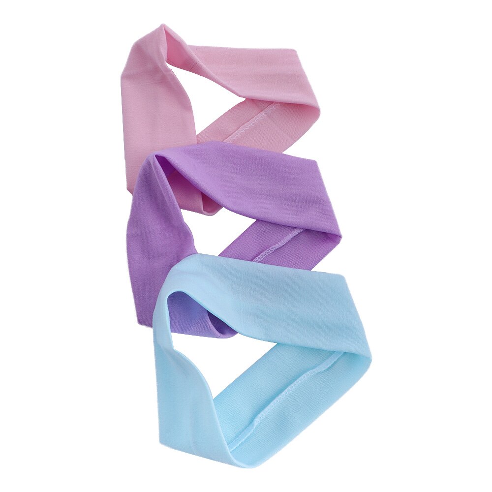 1pc women's/men's 19- color elastic yoga headband, running sweatband, outdoor gym hair band, turban fitness bandage, sports accessory