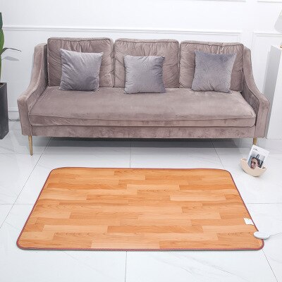 Chauffe-pieds tapis chauffant électrique bureau pieds chauds Thermostat coussin chauffant maison tapis de sol chauffant 50x30cm