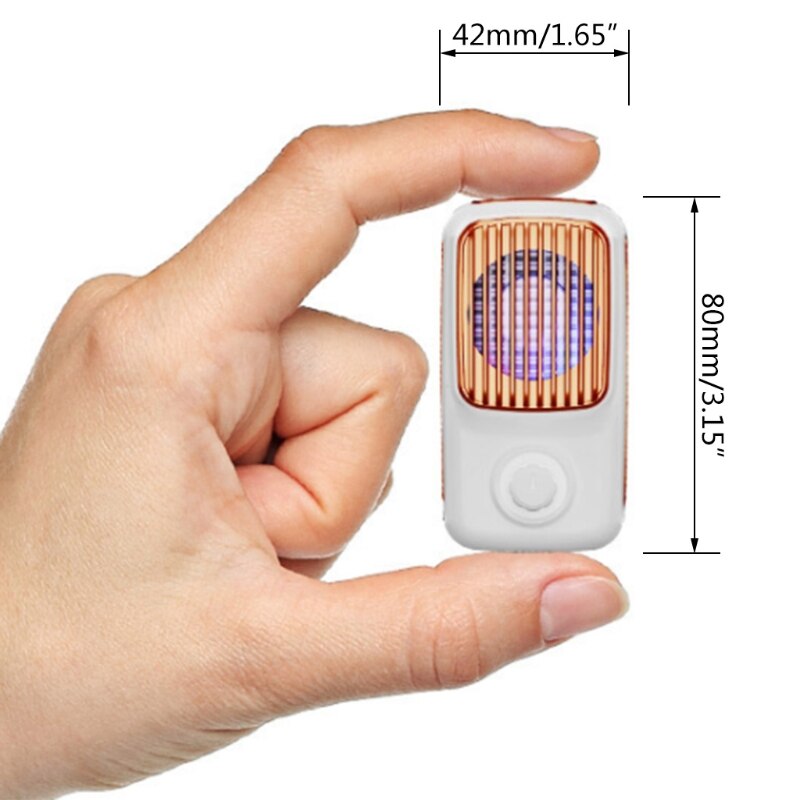 Type C Smartphone Cooler - Rechargeable, 3-Speed Fan, LED Light - Universal Fit