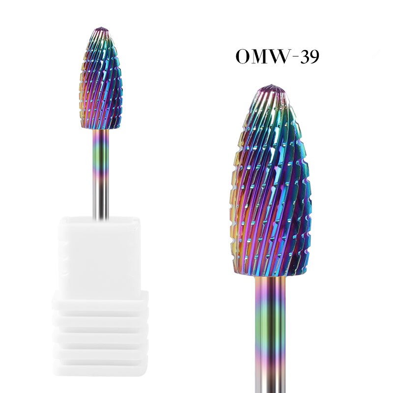 1pc nail art borrkronor vakuum tungsten stål sliphuvud embout ponceuse ongle polering borr  mz255: 39