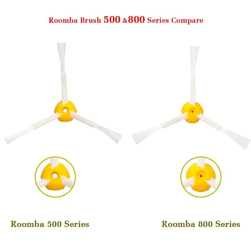 AD-clean Accessories for iRobot Roomba 980 960 860 880 805 Robotic Vacuum Cleaner, 8Packs Replacement Parts Roomba Brushes 800&9