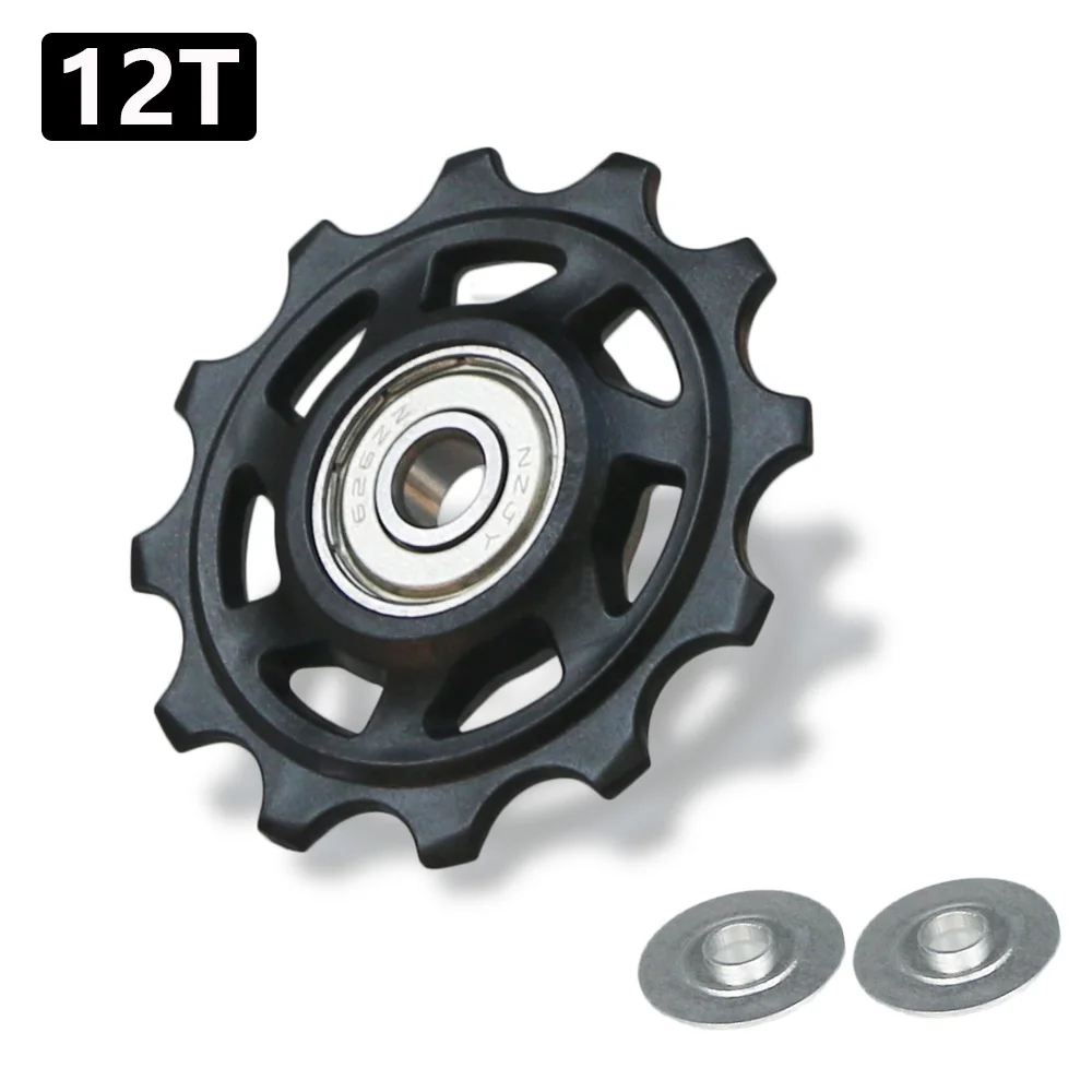 11T 12T 13T 14T Bearing MTB Bicycle Rear Guide Wheel Road Bike Jockey Rear Derailleur Pulley Roller for Shimano Sram Repair Kit: Yellow