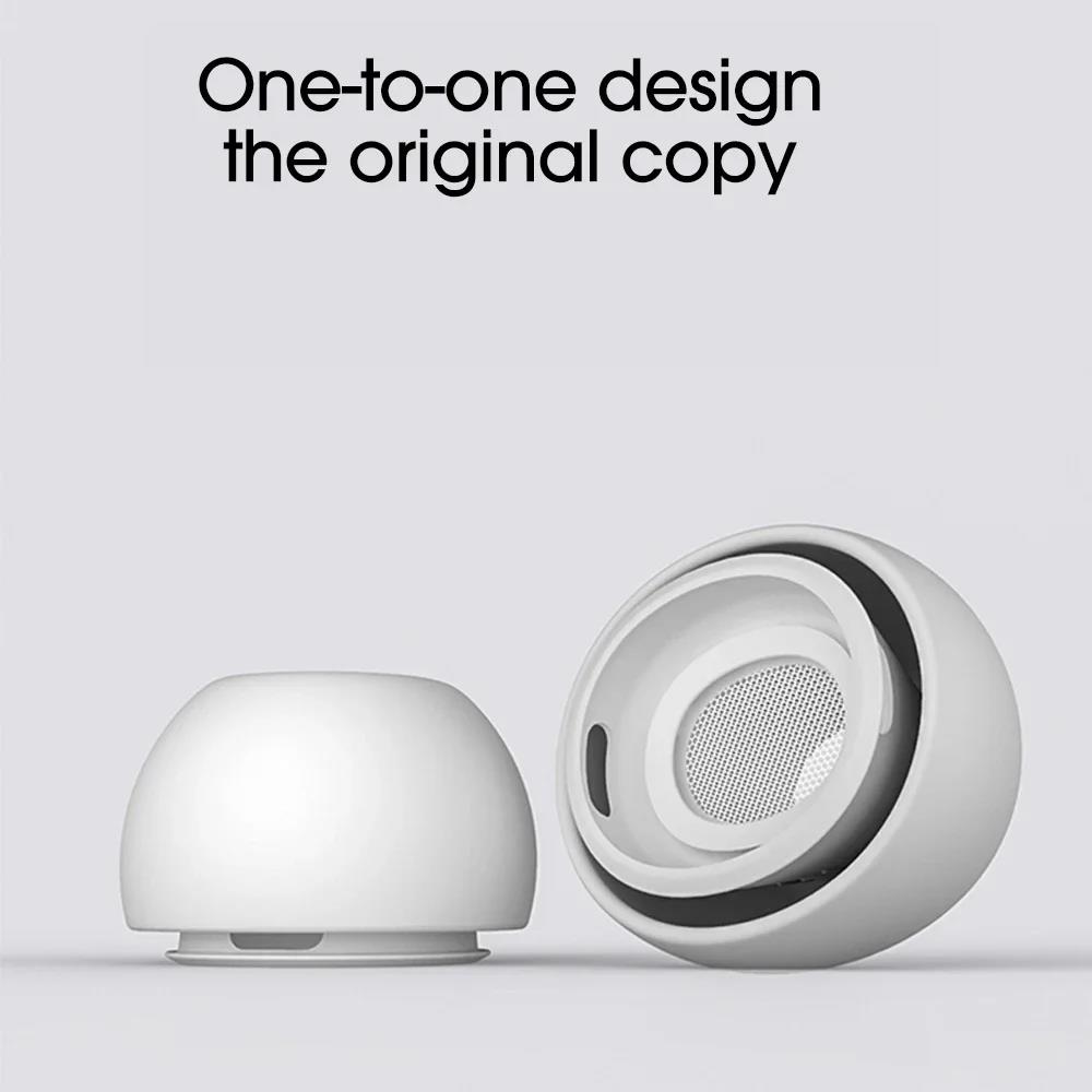 Soft Silicone Ear Tips for Apple Airpods Pro 1st 2nd generation Air pods Protective Earbuds Cover Noise Reduction Hole Ear-pads