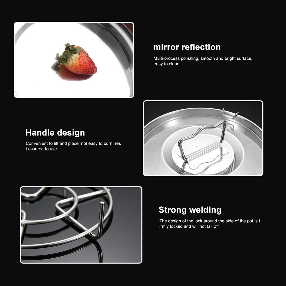 De acero inoxidable de vapor máquina para cocinar a vapor olla al vapor de utensilios de cocina comida vapor para herramienta de cocina conveniente y gran práctica