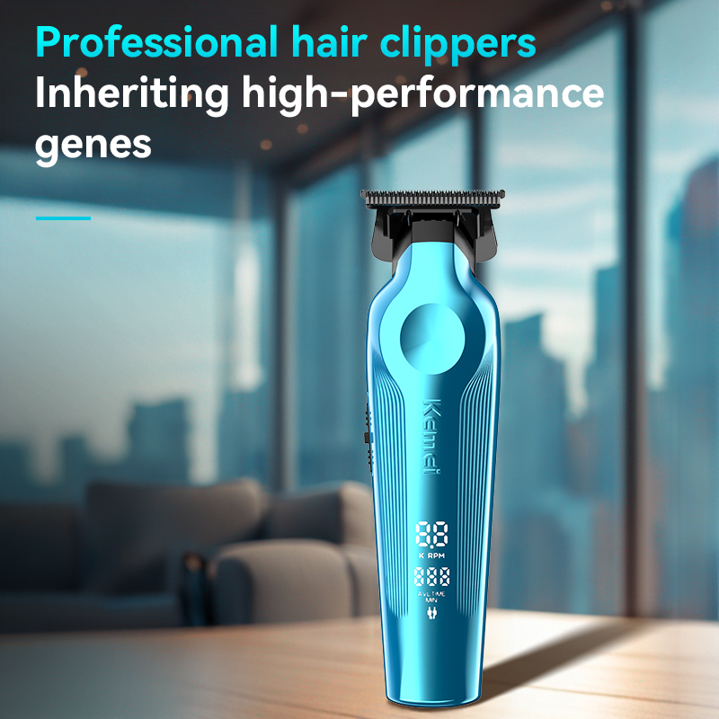 Kemei Salon wiederaufladbare Trimmer Haarschneidemaschine hoch Geschwindigkeit Motor- Barbier Haarschneider Haarschneidemaschine KM-264