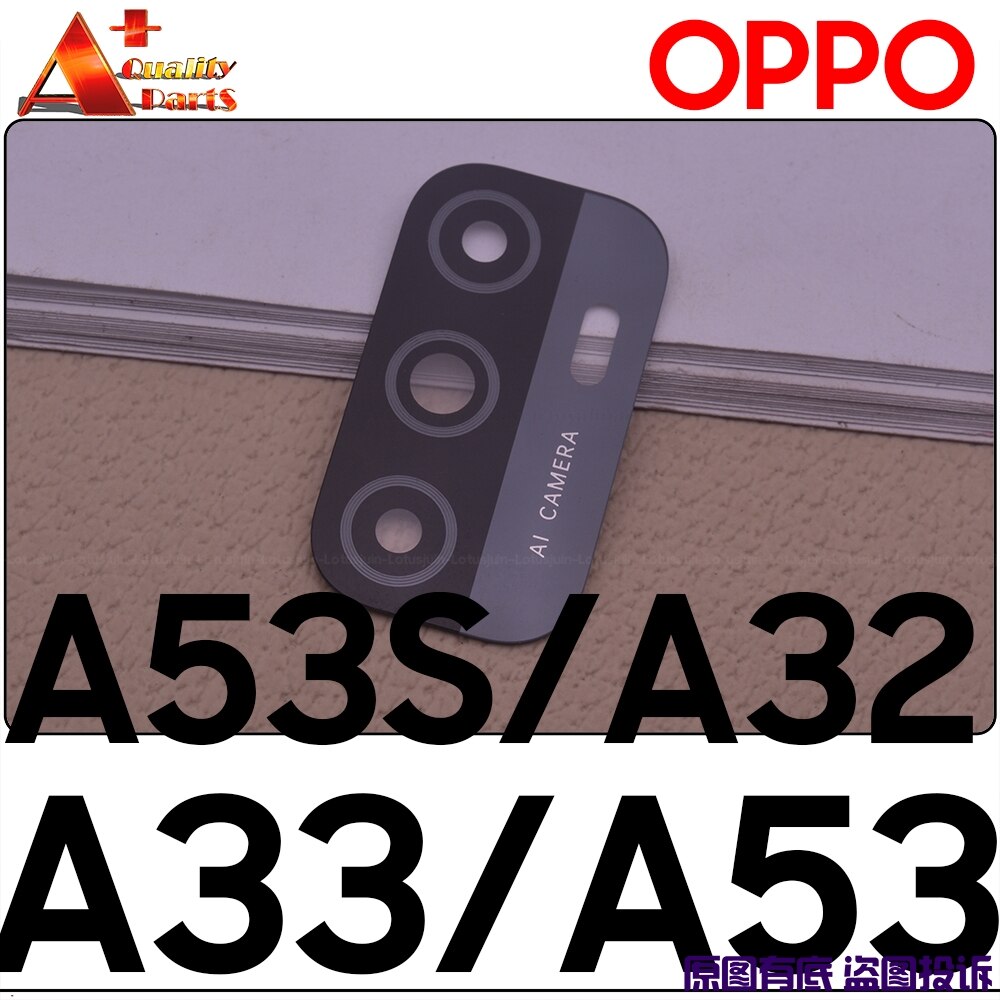 AOriginal Zurück Hinten Kamera Objektiv Glas Abdeckung Ersatz Abdeckung Für OPPO A15 A31 A32 A33 A53 A53S A5G A52 A72 a92 A5 A9: A33 A53