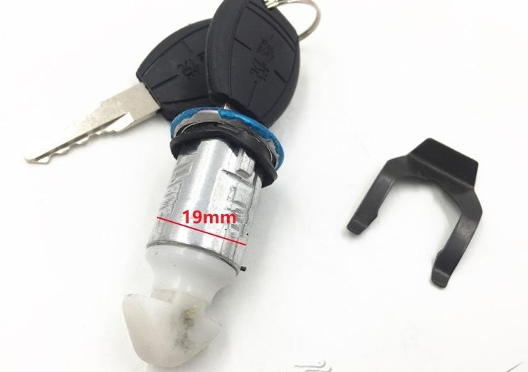 Motorrad Werkzeugkasten Schloss Bausatz mit Clip für Chinesische GY6 QJ Keeway Rolle Motor- ersatzteil