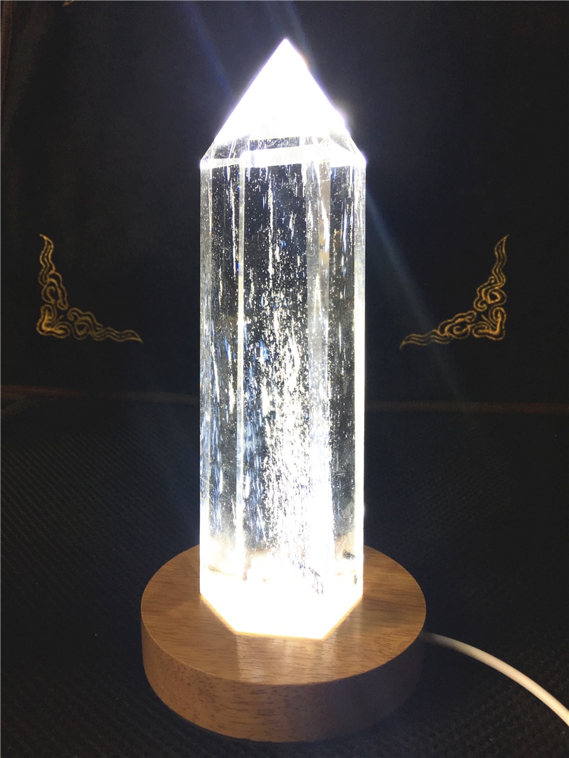 17 cm enorme quartz crystal white smelten steen kristal lamp obelisk energie kristal thuis feng shui decoratie