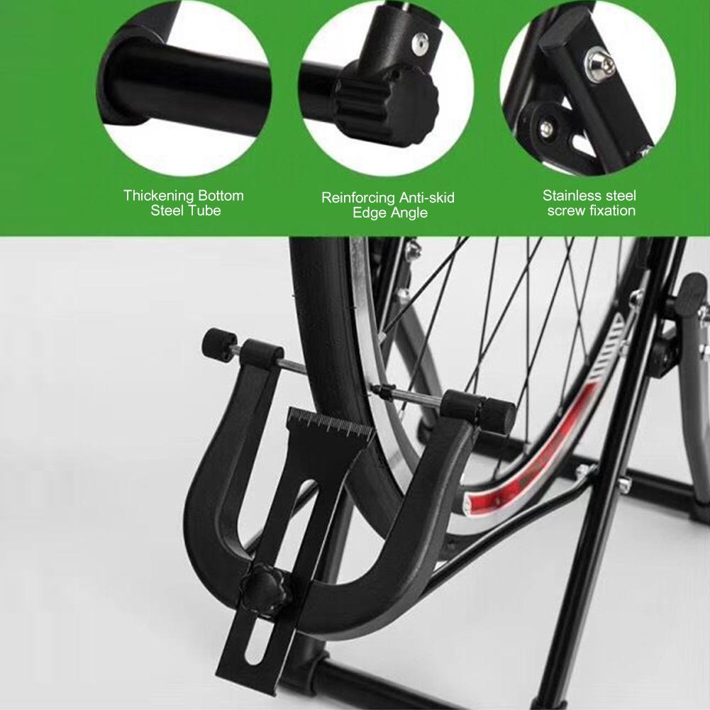 Cykelhjul truing stand mtb cykel reparationsværktøjer hjemmemekaniker truing stand til 24 tommer - 28 tommer cykeldæk cykeltilbehør