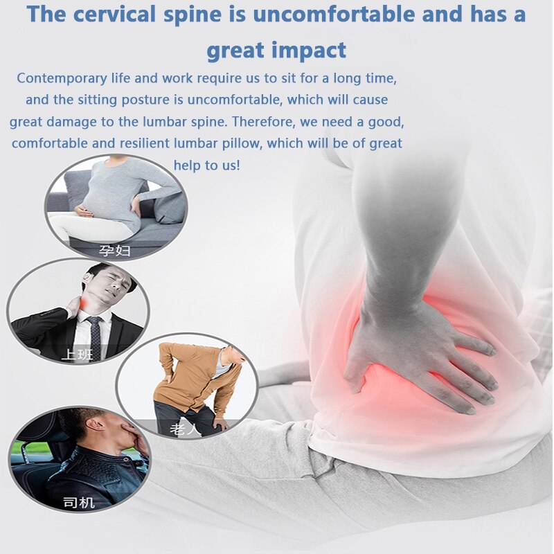 Uniwersalny fotelik samochodowy poduszka robić wsparcia odcinka lędźwiowego pluszowe ciepło masaż talia Podkładka utrzymać ciepło poduszka na krzesło biurowe na samochód poduszka samochodowa