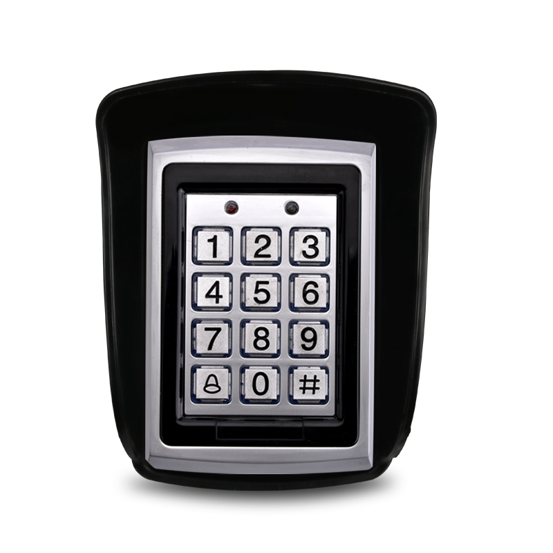 SZBestWell RFID Card Door Entry Single Door Lock Waterproof Metal Case Access Control Keypad System With 10 KeyCard: access and cover