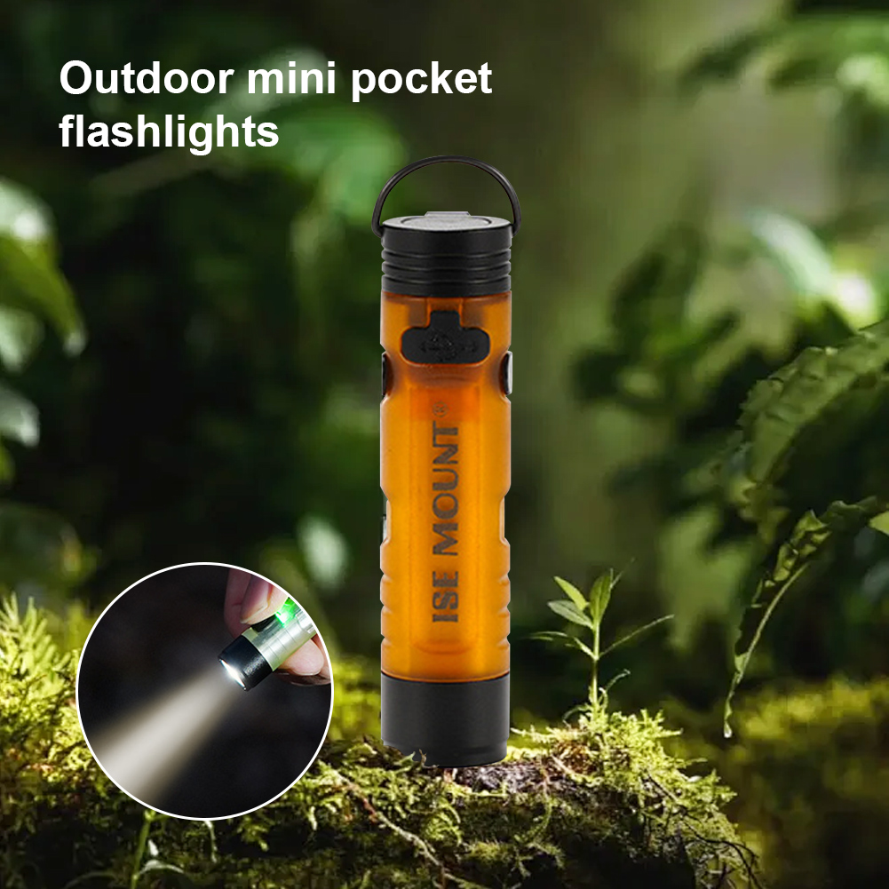 Mini linterna LED para exteriores con gancho magnético, linterna portátil para acampar, carga tipo C, antorcha de bolsillo para tienda de campaña