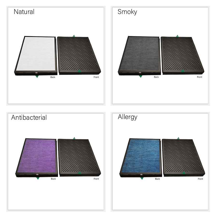 Boneco-purificador de aire P340 para A341, 397x218x38MM, Compatible con filtro multifuncional y prefiltro