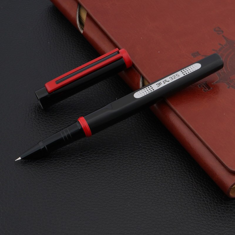 black Fashionable styling red Pen clip Trim Fountain pen