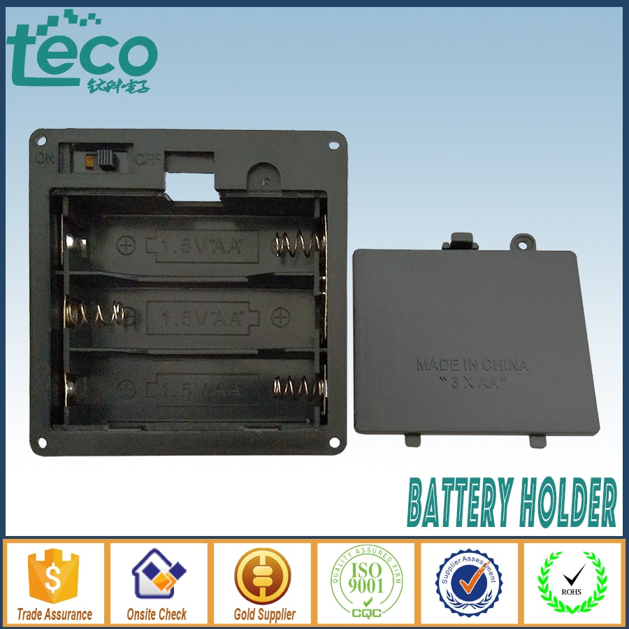 1 Stks/partij 4.5V 3 X Aa Batterij Houder Case Container Met Aan/Uit Schakelaar TBH-2A-3K