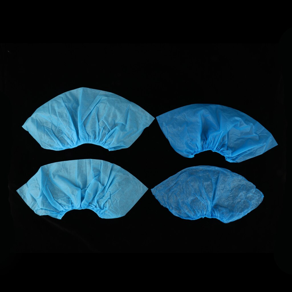 100 PCS Protective Disposable Shoe Covers / Overshoes / Anti-slip / CPE - Waterproof