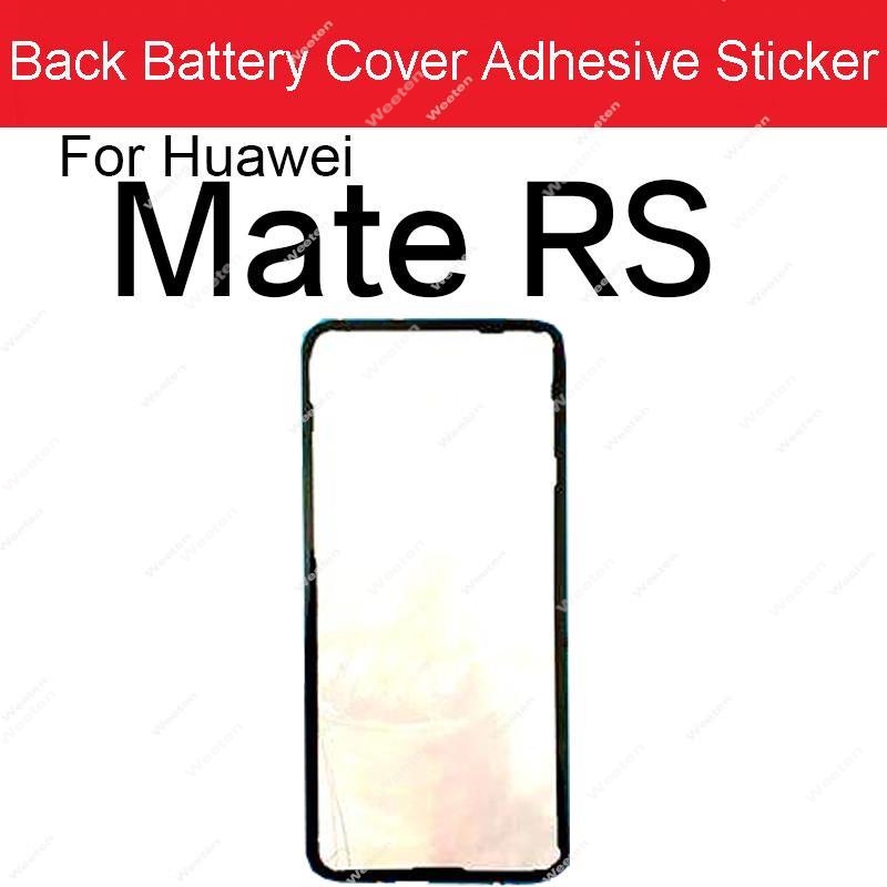 Back Battery Housing Cover Sticker Adhesive For Huawei Mate 10 20 30 40 Lite Pro 20X 40e 30e Pro 5G RS Mate 40 Pro+ Glue Tape: ROSE RED