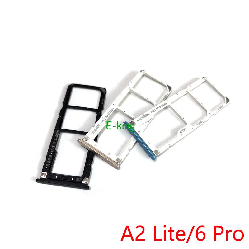 Voor Xiaomi Mi A2 Lite 6X 6 Pro Sim Card Slot Lade Houder Sim Card Reader Socket