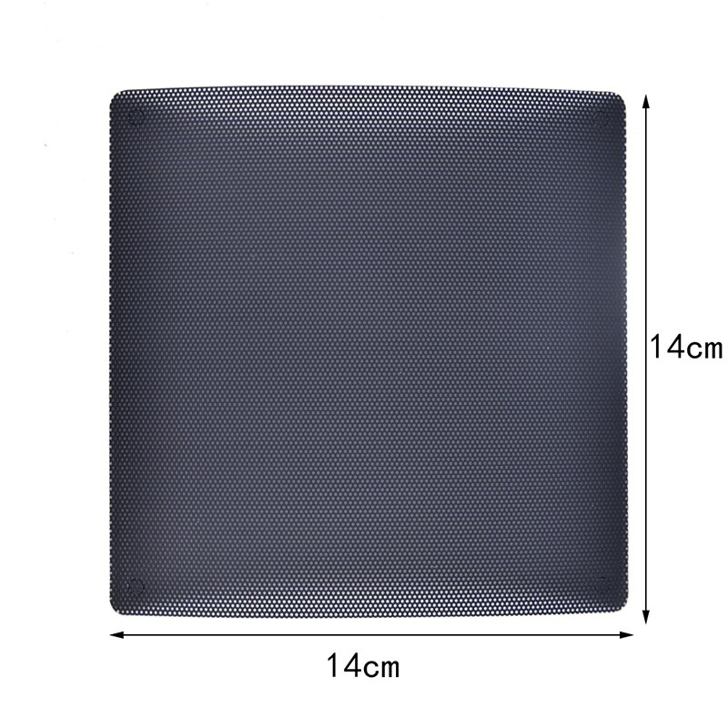 Pc Case Cooling Fans Magnetische Stof Filter Mesh Net Cover Voor Pc Case Cooling Fan Nieuw: 14cm