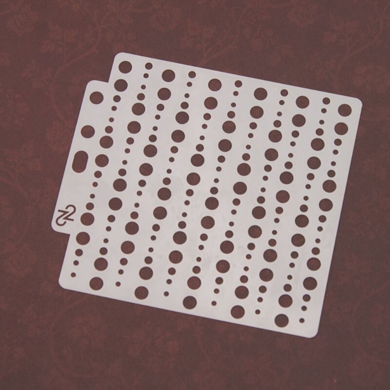 9 Stks/set Boom Airbrush Schilderen Stencil Diy Scrapbooking Album Craft Herbruikbare T3EA