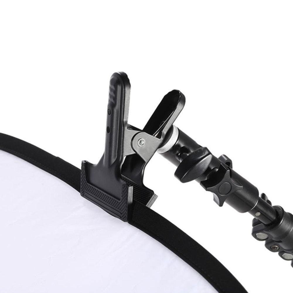 315g Reflector Clamp Clip Holder Light Stand Attachment to Studio 1/4" Reflector Screw 3/8" Adapter For Photo Swivel Mount D7W8