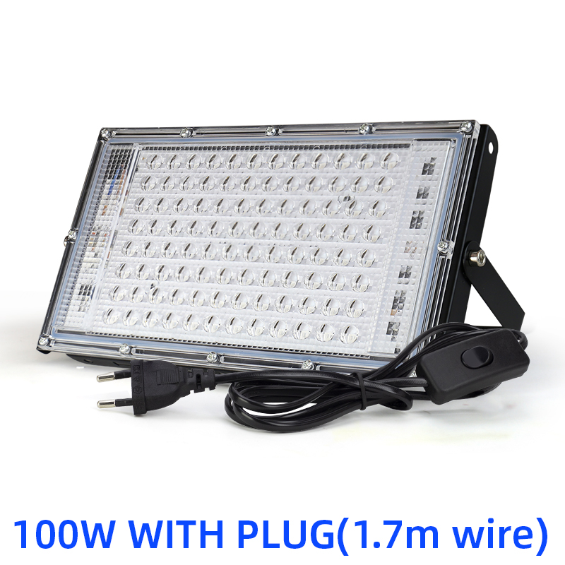 UV-LED-Flutlicht 50 W 100 W 150 W 220 V Außenflutlicht 395 nm 400 nm UV-fluoreszierende Bühnenlampe LED-Bühnen-Schwarzlicht: YELLOW