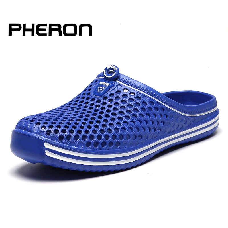 Slippers Cutout Clogs Shoes Men Women Garden Convenience Bathroom Slippers Non-slip Beach Sandals