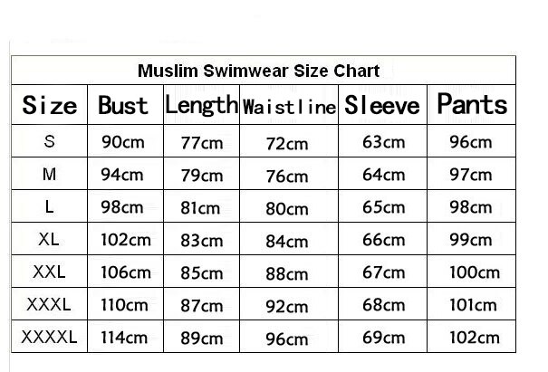 Haofan islamicla badedragt maillot islamique burkini beskeden muslimsk badetøj konservativ badedragt strand badetøj