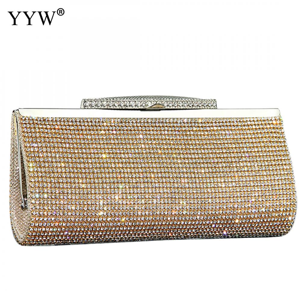 Soirée sacs pochette sac bandoulière Pu cuir strass sac à main de mariée femmes chaîne féminine sac de mariage