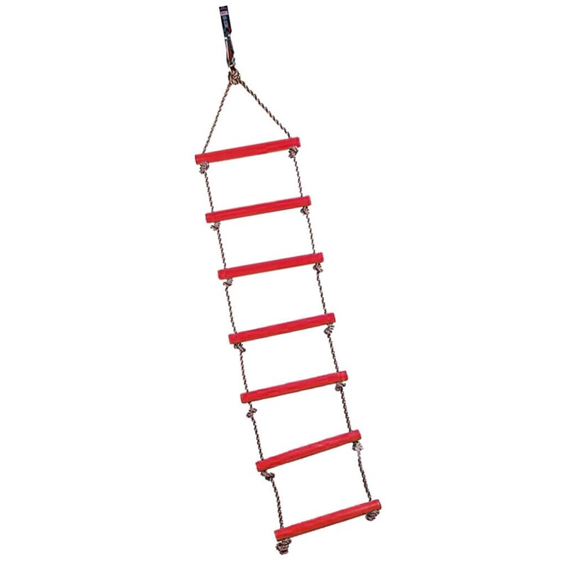 Klimtouw Ladder 6 Sporten Klimmen Touw Swing Set Accessoires Voor Jongens Kinderen Klimmen Oefening