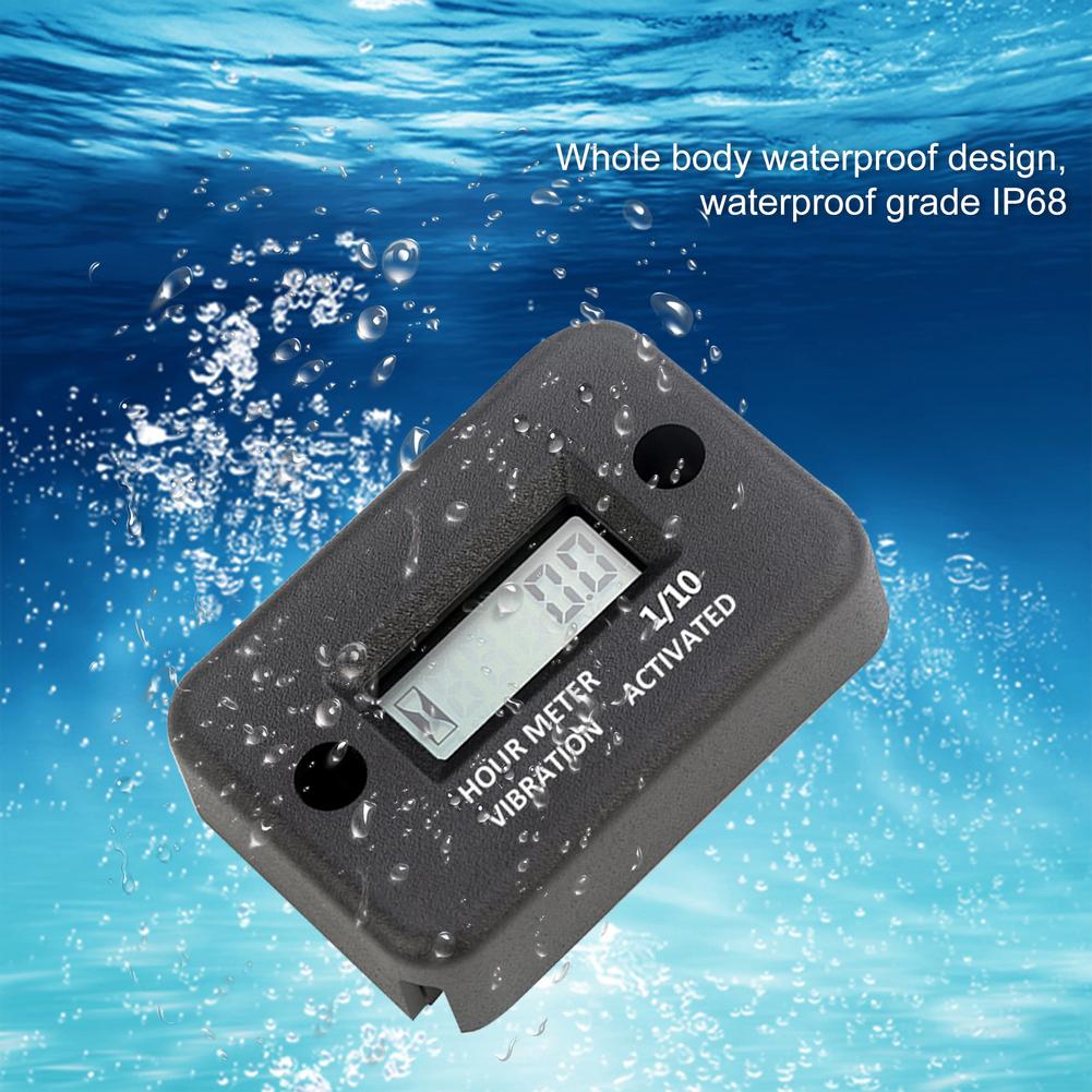 LCD Hour Meter Wireless Digital cfor Motorcycle LCD Hour Meter Wireless Digital cfor Motorcycle