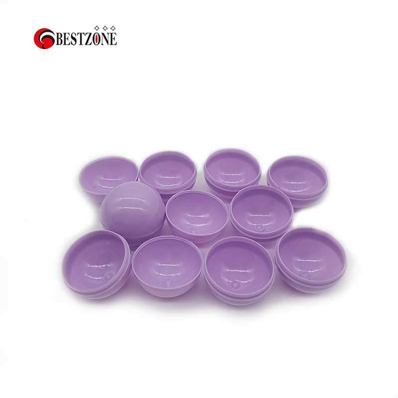 20 Teile/paket Macaron Lila Kunststoff Überraschung Ball Kapseln Spielzeug Leere Können Öffnen Kinder Für Automaten Neuheit Lustige