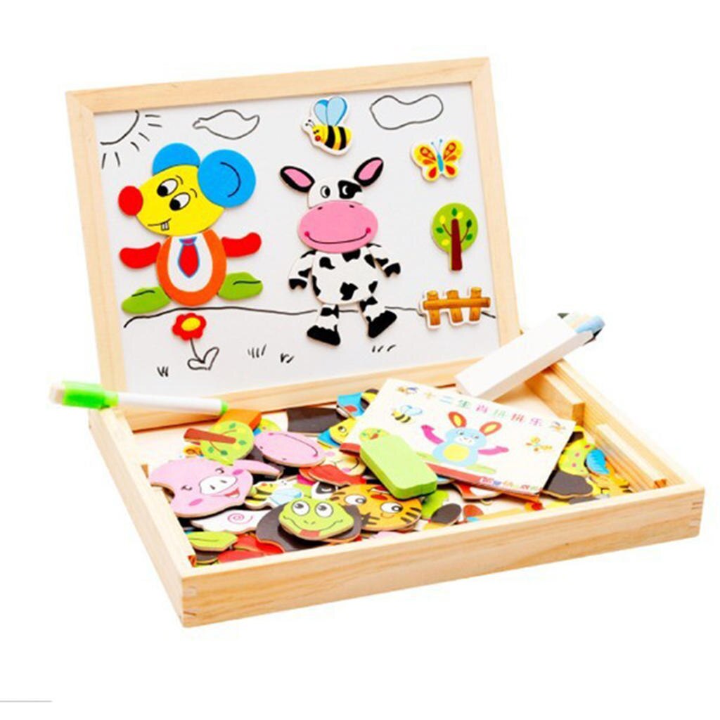 Wooden Kids Children Educational Learning Toys Mag... – Vicedeal