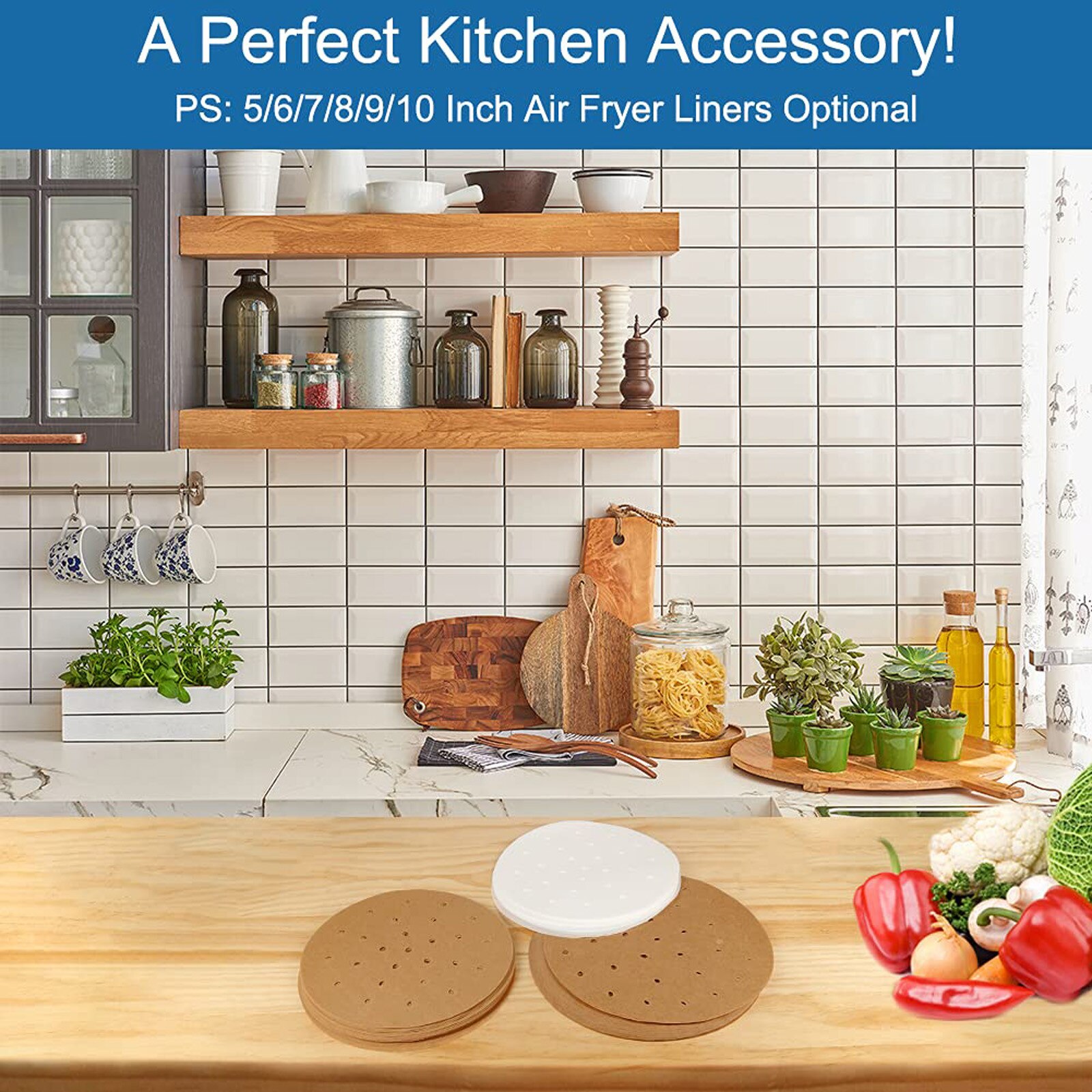 30/50pc Special Paper For Air Fryer Baking Oil-proof Oil-absorbing Paper For Household Barbecue Plate Food Oven Kitchen Pan Pad