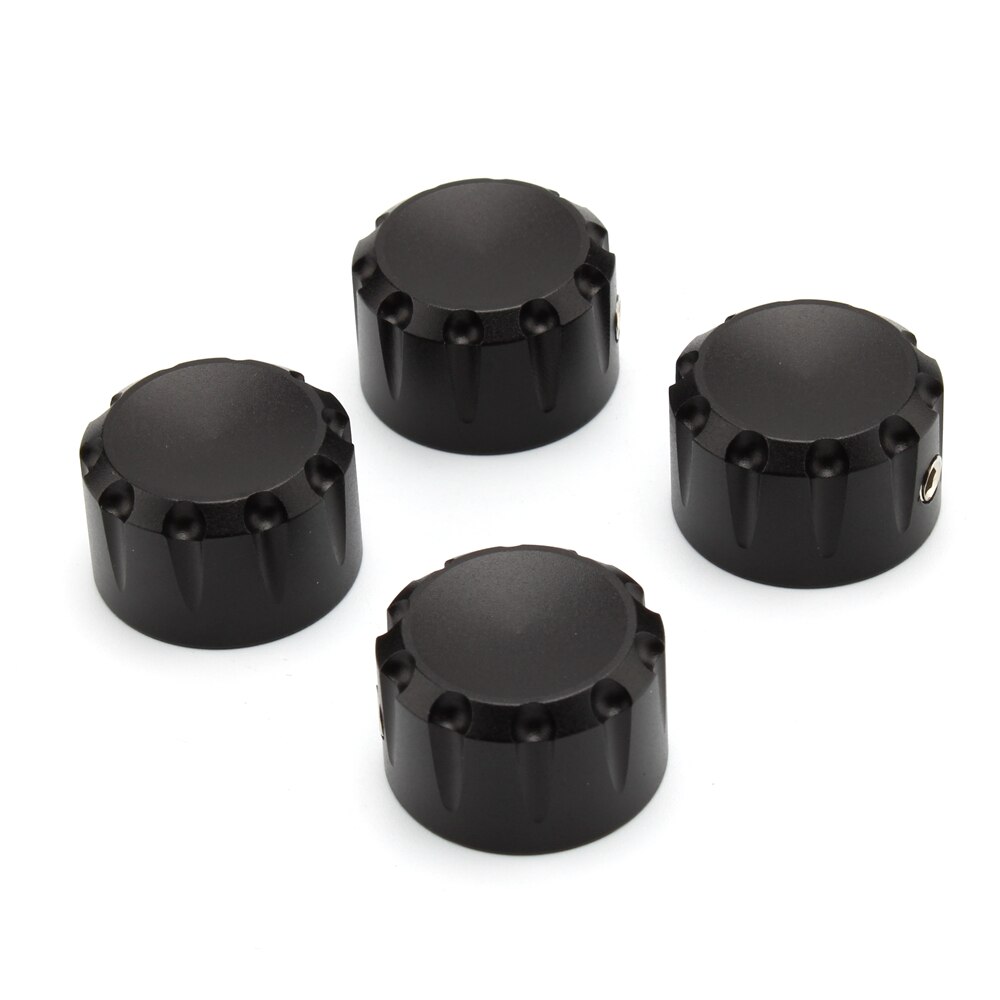 4 pçs vela de ignição parafusos cabeça usinada tampas parafusos porca capa para triumph bonneville t120 preto thruxton r rua twin cup scrambler: Preto