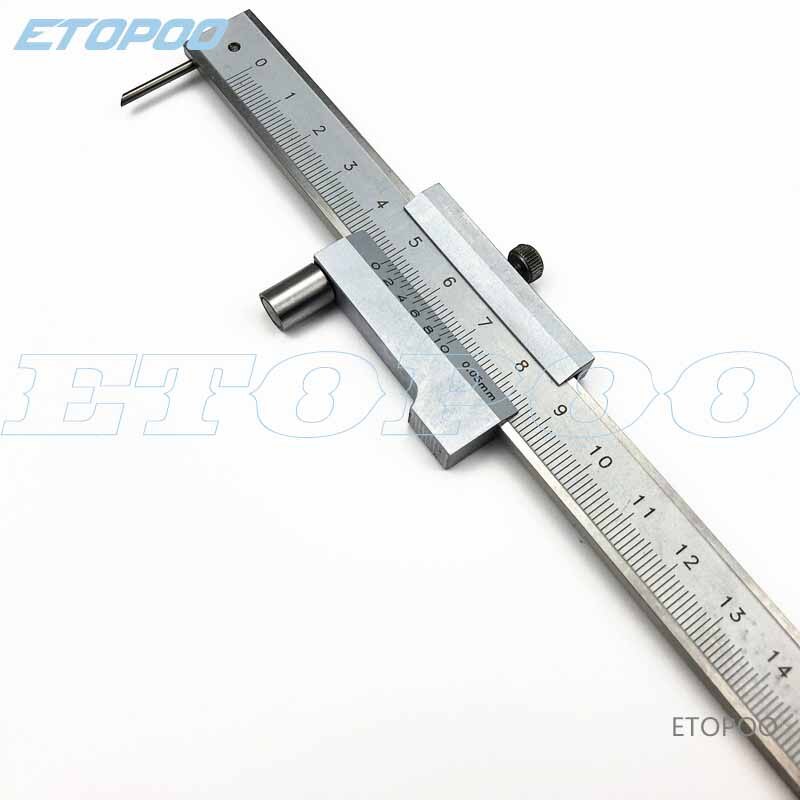 0-200mm Stainless steel Parallel marking vernier caliper marking gauge with Carbide scriber Marking tool With spare needle