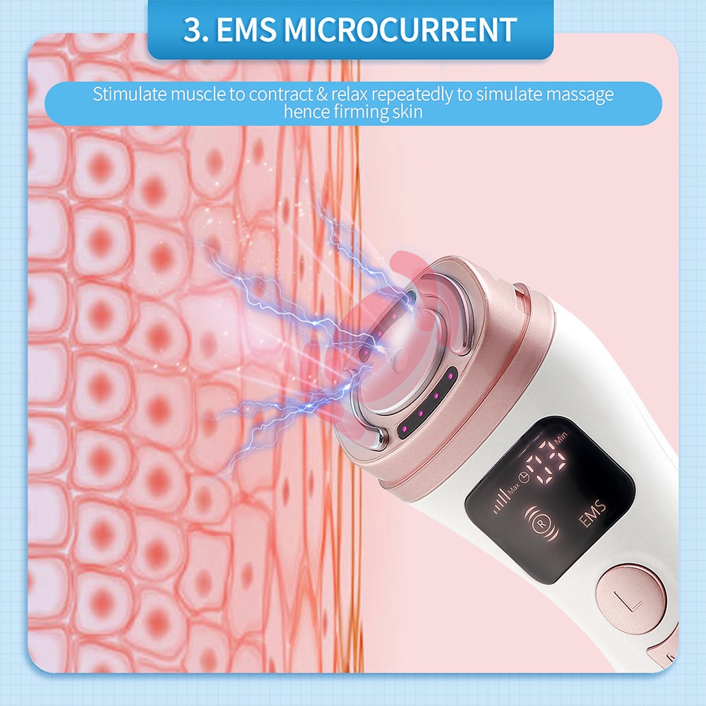 2.0 Upgrade Ultrasone Rf Ems 3-In-1 Gezicht Hals Skin Lifting Massager Mini Hifu Anti Rimpel Aanscherping gezicht Afslanken Apparaat