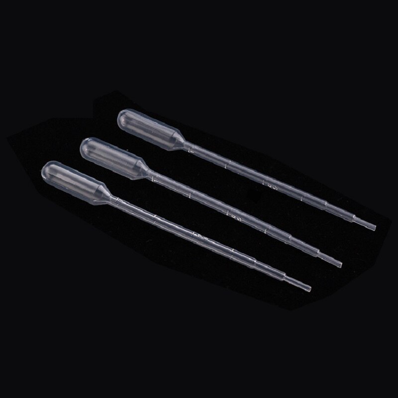 Mixed-Size Verpakking 1 Ml, 2 Ml, 3 Ml, 5 Ml Plastic Microschaal Pipet Transparante Dropper