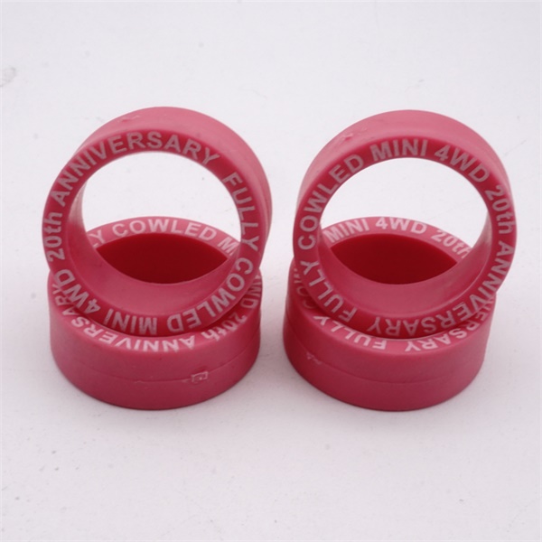 Selbst gemacht tamiya Mini 4wd reifen gummi Mittel schriftzug reifen schwarz weiß gelb blau verrotten lila rosa grün Orange farben: Rosa 1 einstellen