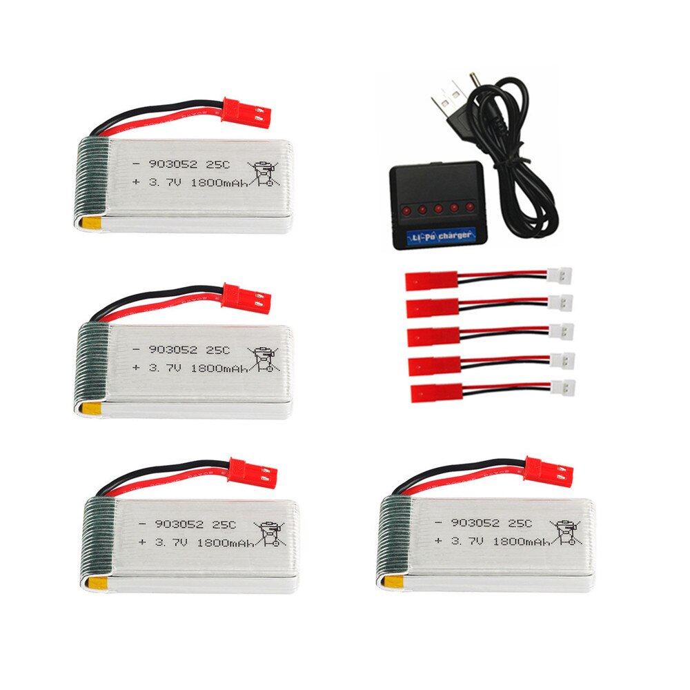 3.7v 1800 mah lipo batteri og 3.7v ladersett for  hq859b hq898b h11d h11c t64 t04 t05 f28 f29 t56 t57 3.7v oppladbare batterier
