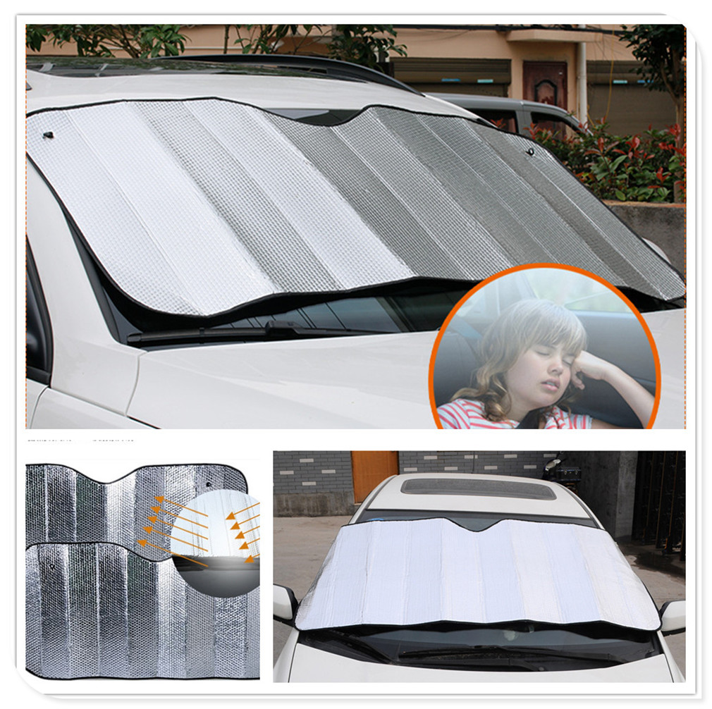 Universal Auto Sonnenschirm Front Fenster Sonnenschutz Windschutzscheibe  Abdeckung Wärmedämmung Sun UV Schutz Auto Zubehör