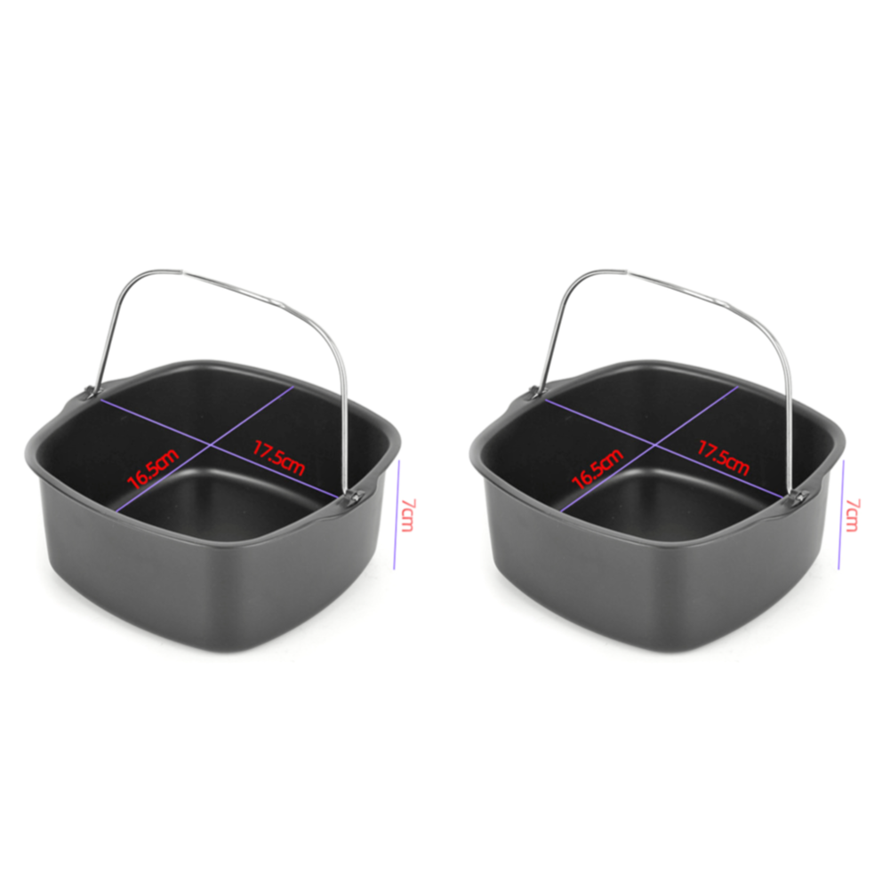 Moule de boîte à toast anti-adhésif, marmite ronde, moule à pain JxLoPG, sans BPA pour la cuisson, ustensiles de cuisson JxKitchen, 7 po, 8 po, 1-3 pièces: WHITE