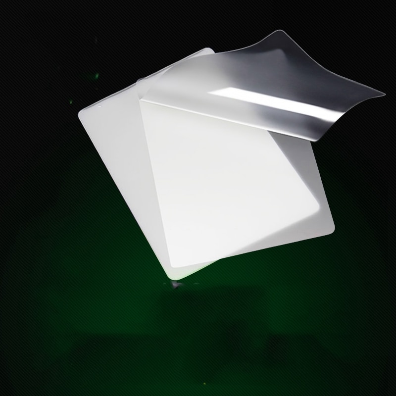 Película de laminación térmica para fotos, archivos, tarjetas, rollo de laminación de imágenes, plástico, A4, 100 unids/lote