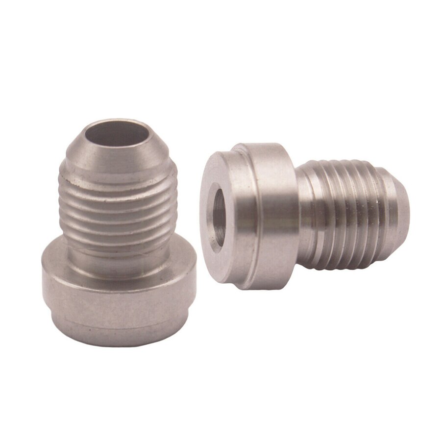 2pcs AN-6 Male Weld On /weld in fitting bung Connector Adapter