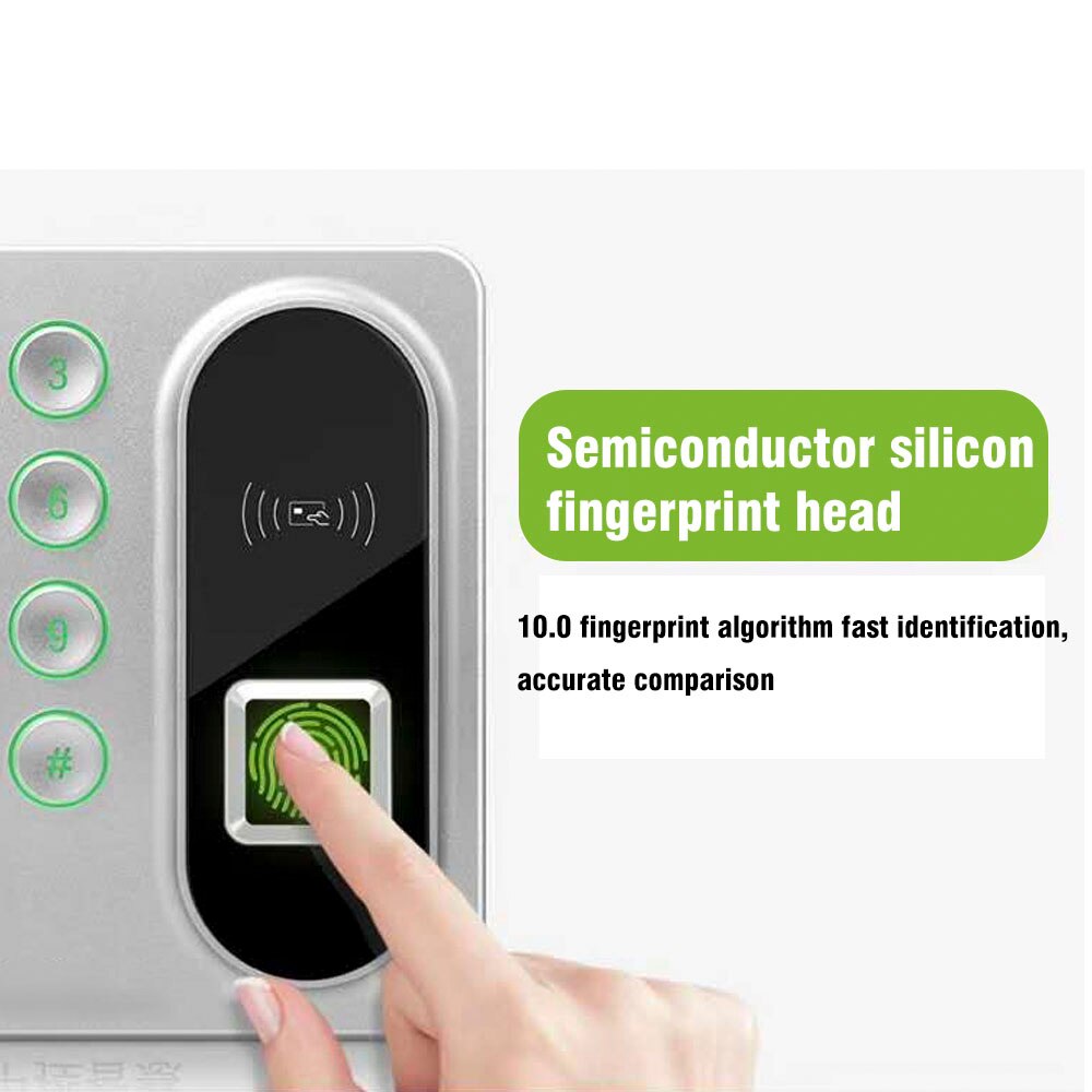 125KHZ Keypad Card Reader password Biometric Fingerprint Access Control Door Lock System RFID 200 user