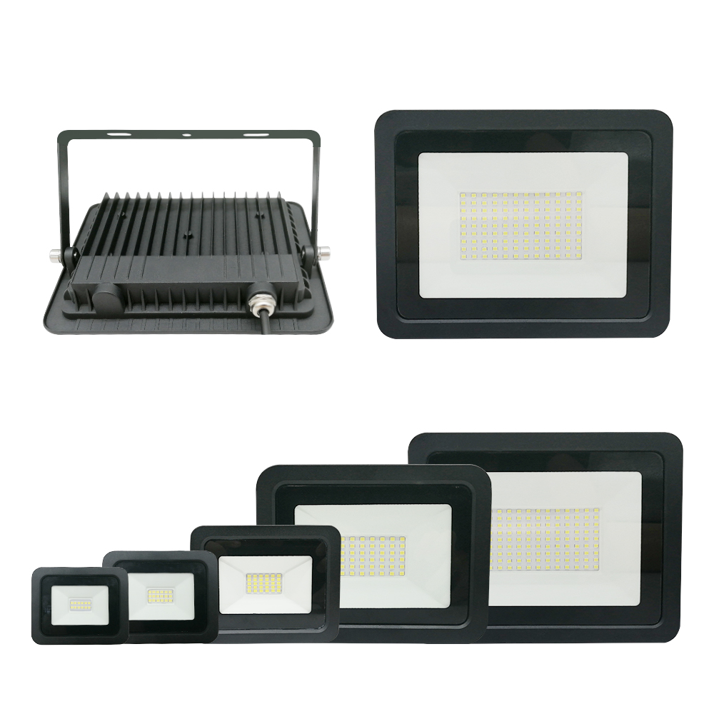 LED-Flutlicht 110 V/220 V für Höhle Außenbereich, IP68, Reflektorlicht, 100 W, 50 W, 30 W, 20 W, 10 W, Strahler, Straßenlaterne, Wandleuchte, Innenhofbeleuchtung.